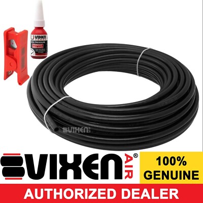 ½''OD NYLON PLASTIC HOSE 100FT W/CUTTER AND THREAD SEALANT SUSPENSION VXA12100K