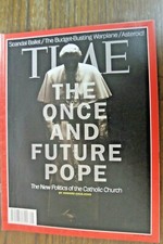 Time Magazine Once and Future Pope February 25 2013 Benedict XVI NO LABEL NEW 