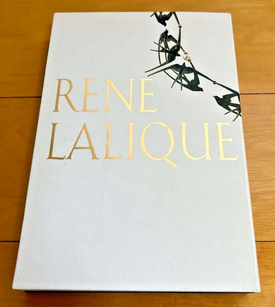 RENE LALIQUE Art Photo Book Vtg Art Nouveau Deco Jewelry Bottle