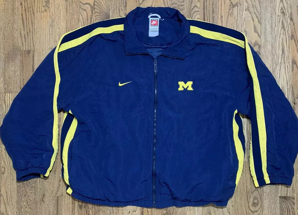 Nike Michigan XL パーカー ネイビー 90s NIKE Jacket Michigan Size XL Vintage 90's Y2K Windbreaker