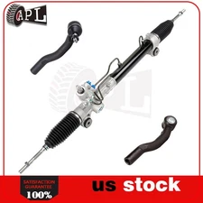Complete Power Steering Rack And Pinion Assembly + 2 New Outer Tie Rod Ends