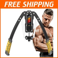 Adjustable Hydraulic Arm Exerciser - 22-440lbs Resistance