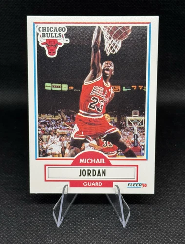 Fleer 1990-91 Michael Jordan #26 Chicago Bulls NBA Basketball Base Set (AE)