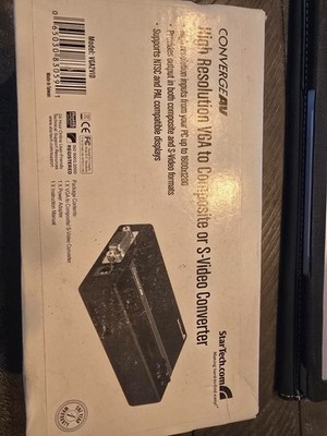 StarTech Composite and S-Video to VGA Video Scan Converter 918-10AM
