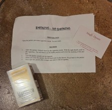 Smoking NO Smoking Vintage Magic Mentalism Tricks