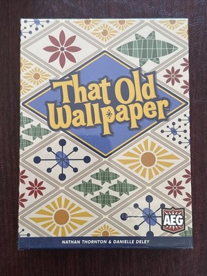 That Old Wallpaper Board Game by AEG, Matching Design Challenge, Decor, NIB NWT