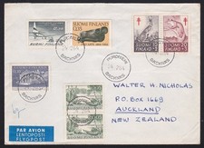FINLAND 1964 airmail cover Puroniemi to New Zealand........................D6874