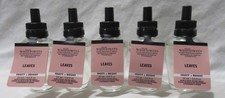 White Barn Bath  Body Works Wallflower Refill Bulb Lot Set of 5 Fall LEAVES