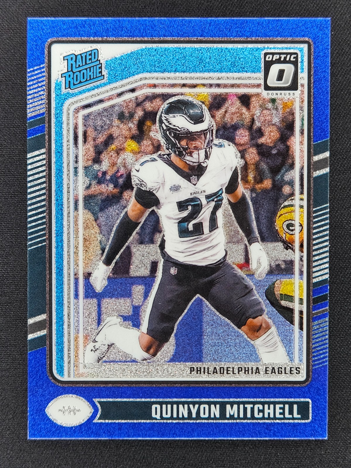 2024 Panini Donruss Optic - Rated Rookie Quinyon Mitchell #282 Blue Glitter SSP