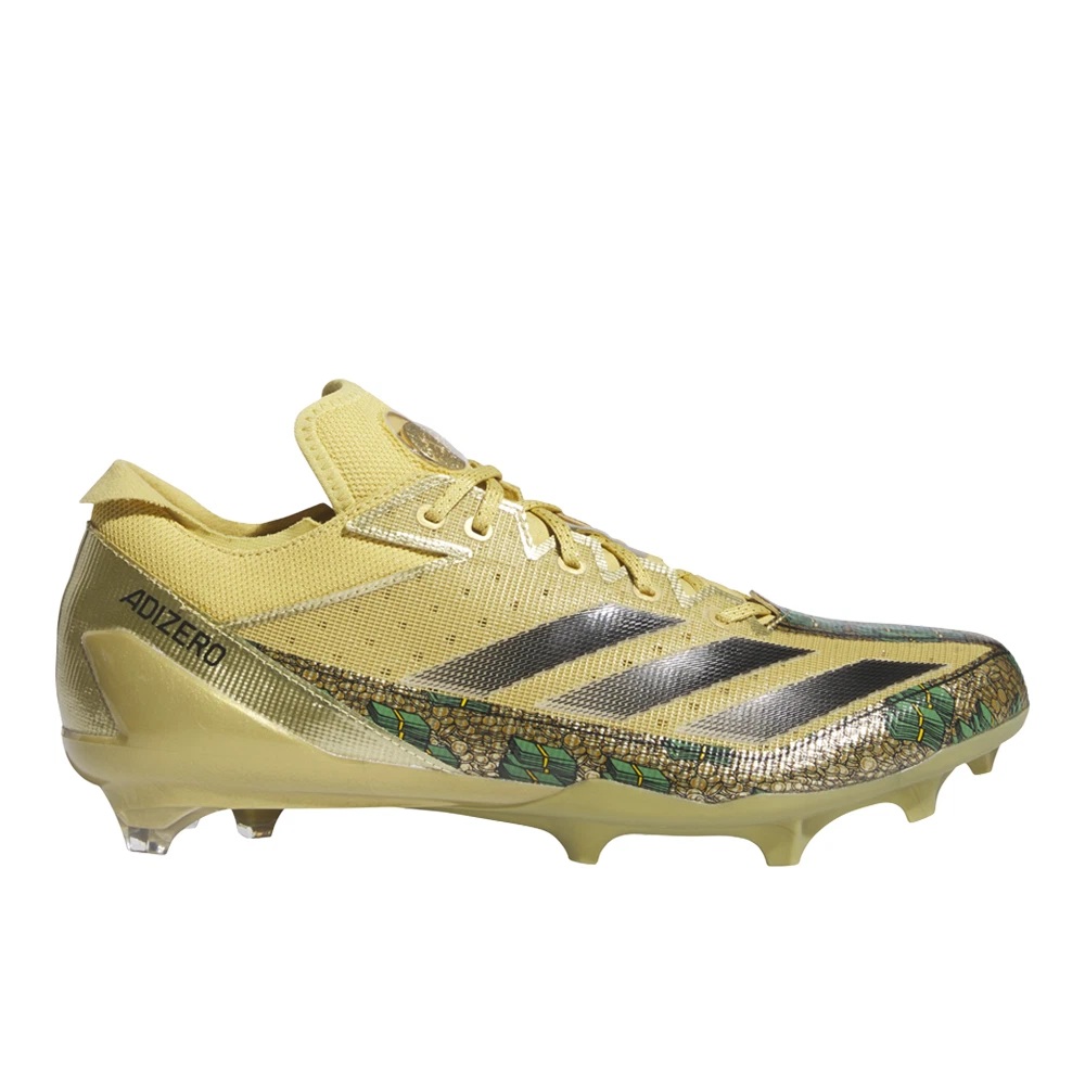 adidas Adizero Electric Football Cleats Mens Gold, Yellow Sneakers Athletic Shoe