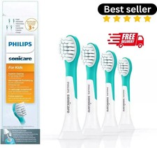 New 4 Pack Philips Sonicare HX6034 Electric Toothbrush heads for Kids, Blue UK