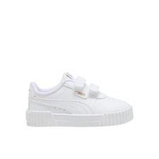 PUMA Carina 3.0 V Slip On Toddler Girls White Sneakers Casual Shoes 40148001