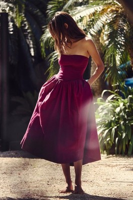 Onda Drop-Waist Tube Midi Dress | eBay Onda Drop-Waist Tube Midi Dress | eBay