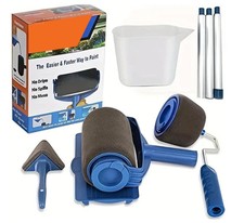 Paint Roller Clever Paintbrush 7pc Paint Set No Drips Kit New