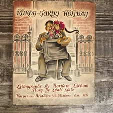 Barbara Latham HURDY-GURDY HOLIDAY 1st Edtion 1942 HC/DJ