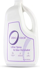 Zero Odor Litter Odor Eliminator Pet Safe Works on all types of litter 64oz