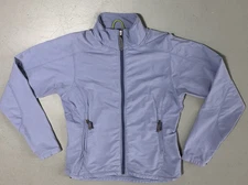 Ibex Jacket Womens Medium Climawool Lite Softshell Purple Full Zip Casual Travel