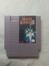 DRAGON WARRIOR IV / 4 for Nintendo NES - 🌟GORGEOUS label!🌟 - Tested & works