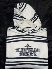 Supreme FW20 Stone Island Warp Stripe Hooded ...