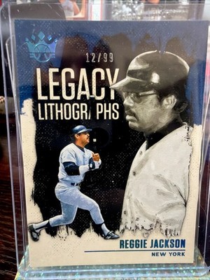 2021 Panini Diamond Kings Reggie Jackson Legacy Lithographs LL-13 #/99 Yankees