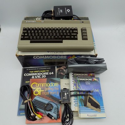 Commodore 64 Computer Cords Power Adapter Manual Matching Numbers MEMORY ERROR