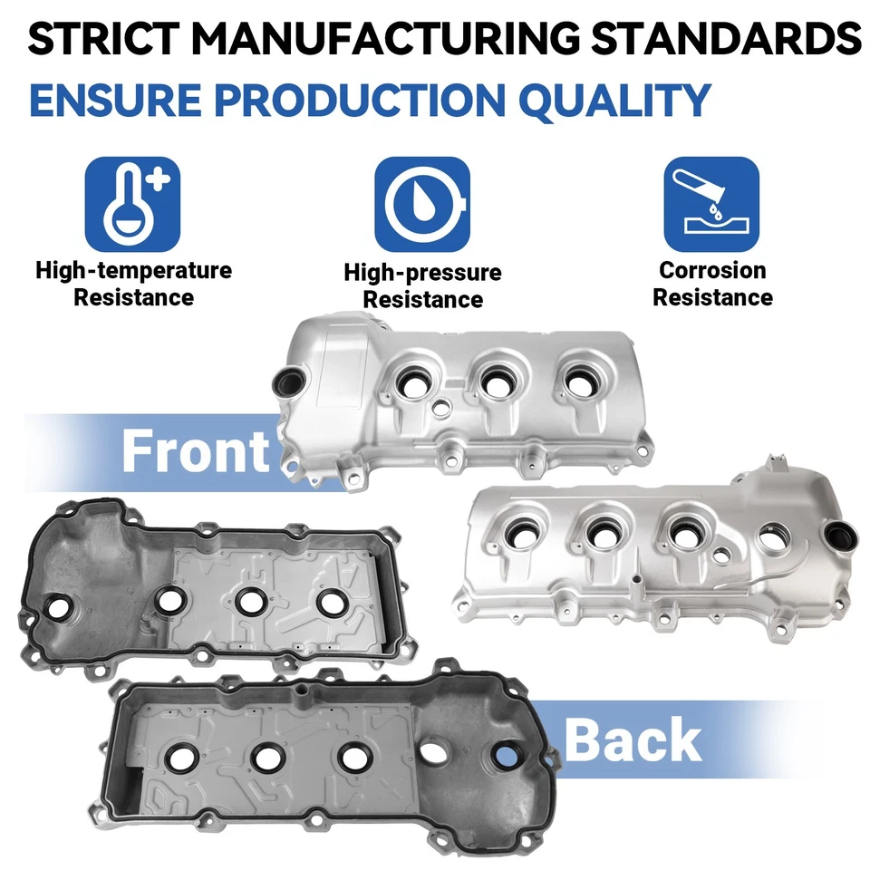 Cubierta de válvula izquierda y derecha para Ford 07-10 Edge 10-12 Fusion 08-12 Taurus 3,5 L Foto 4 de 4