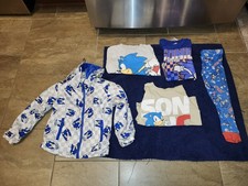 Sonic Toddler Short Sleeve Shirt 3 PajamaPants 1 and PuffyJacket 1 . Sz: 4