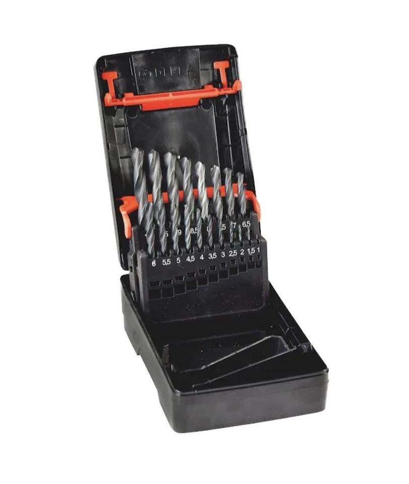 Würth Metall Bohrer Set 19tlg. 1-10 mm Abstufung in 0,5mm DIN338 HSS TYP RN 118° - Bild 2 von 4