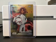 Ezra Bridger 2024 Topps Chrome Star Wars Gold Refractor /50 125