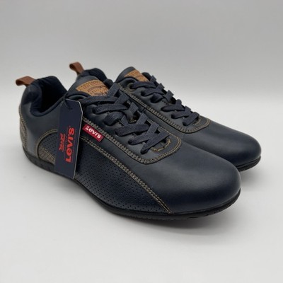 New Levis Sylmar Burnish Men s 9.5 Navy Sneakers NWT