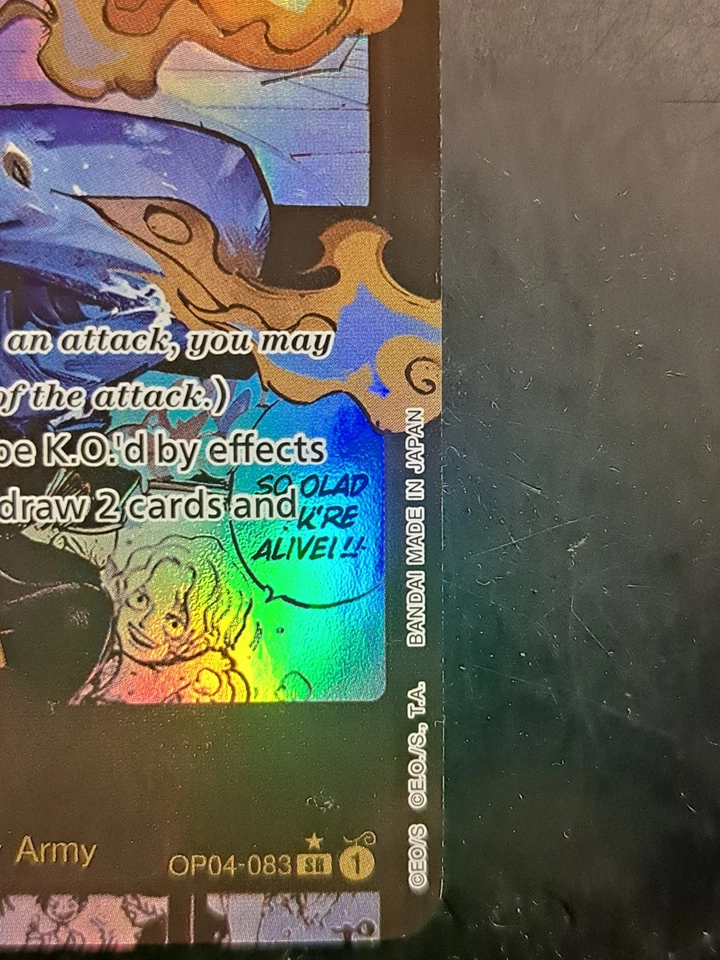 One Piece Card Game – Sabo OP06-118 SP (Special) – ENG Version – Mint/Near  - Immagine 4 di 4