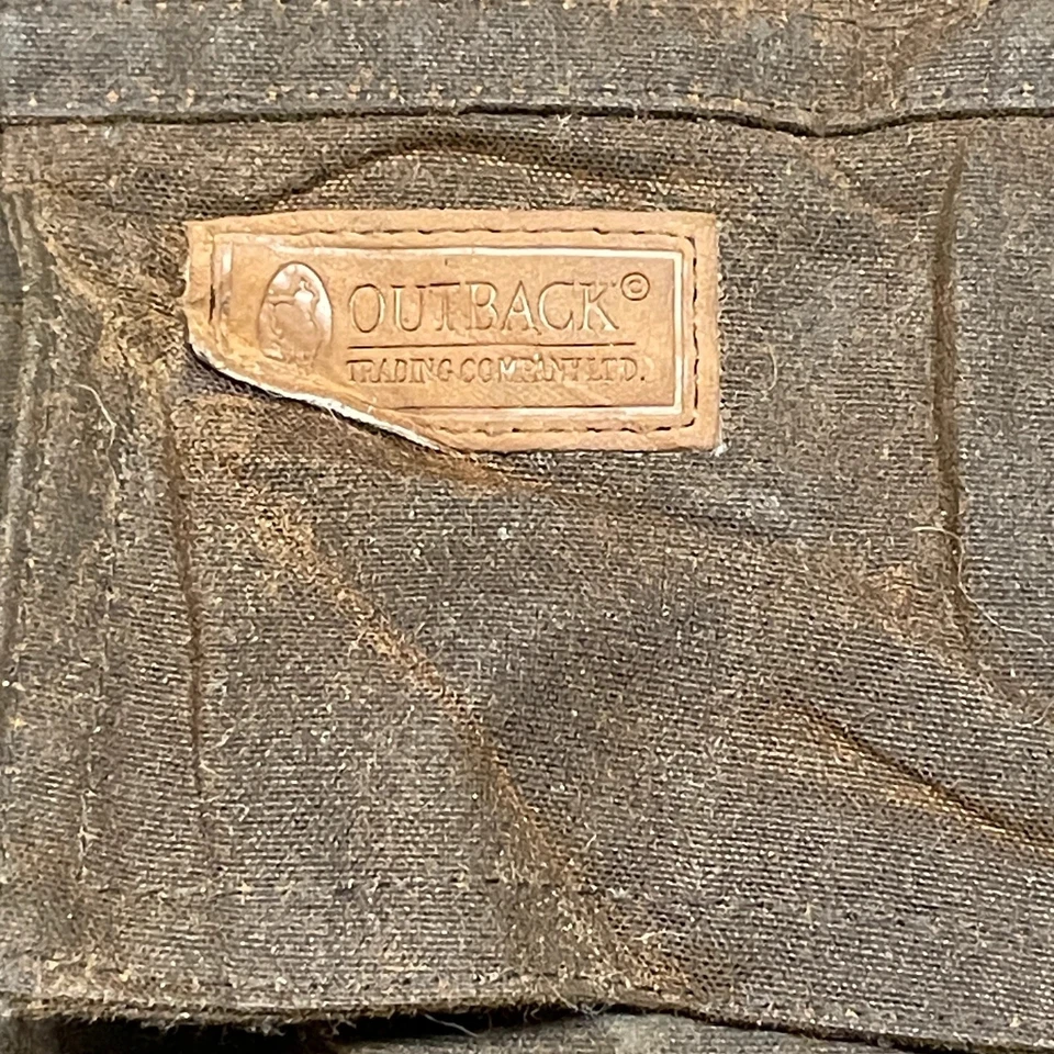 Outback Trading Company Wax Jacket Mens 2XL Brown Oilskin Country Outdoor Chore - Image 2 of 4