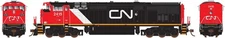 Rapido Trains 400516 HO Canadian National GE Dash 8-40CM ‘Draper Taper’ #2415 LN