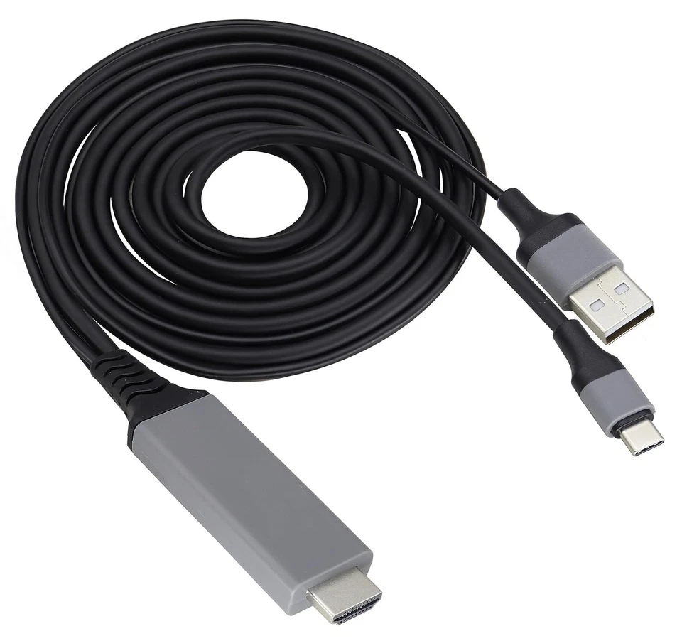 High-Speed 4K HDMI Cable for USB Type C 3.1 Devices - Plug & Play Design - Image 3 of 4