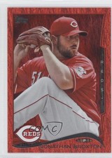 2014 Topps Red Hot Foil Jonathan Broxton #140 1g5