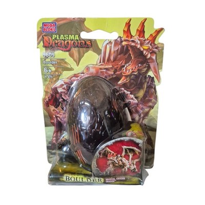 New Mega Bloks Plasma Dragons BOULDER Krystal Cavern Set Egg #9609 NIP 2005