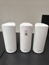 NETGEAR Orbi 770 Series (RBE773) 3 Pack - Router  + 2 Satellites BE11000 WiFi 7
