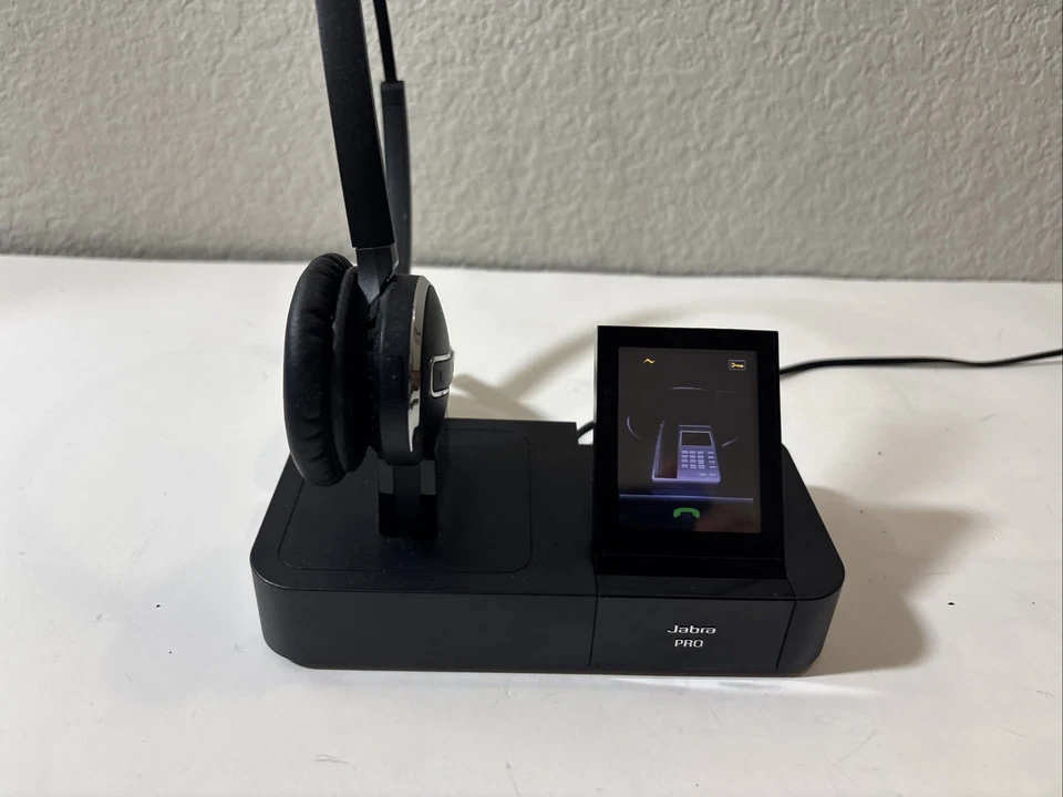 Jabra PRO 9470 Wireless Bluetooth Headset Touch Screen - With extra Headset - Image 2 of 4