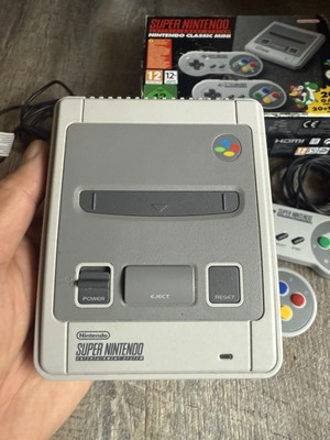 Nintendo SNES Super NES Classic Mini EUropean Ver W/ 8bitdo Wireless  Controller