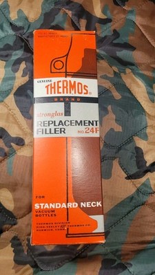 Vtg NOS In Box THERMOS replacement Filler Unused Standard Neck Vacuum #24F