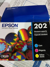 open-box new Epson T202520-S 202 Color Ink Cartridge Magenta Yellow Cyan