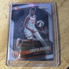 2025 Panini Prizm WNBA SANIYA RIVERS RC ROOKIE #131 SILVER PRIZM SUN
