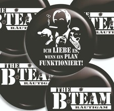 JGA Buttons Large 59mm or 38mm The B Team Hannibal Wedding Marry Groom