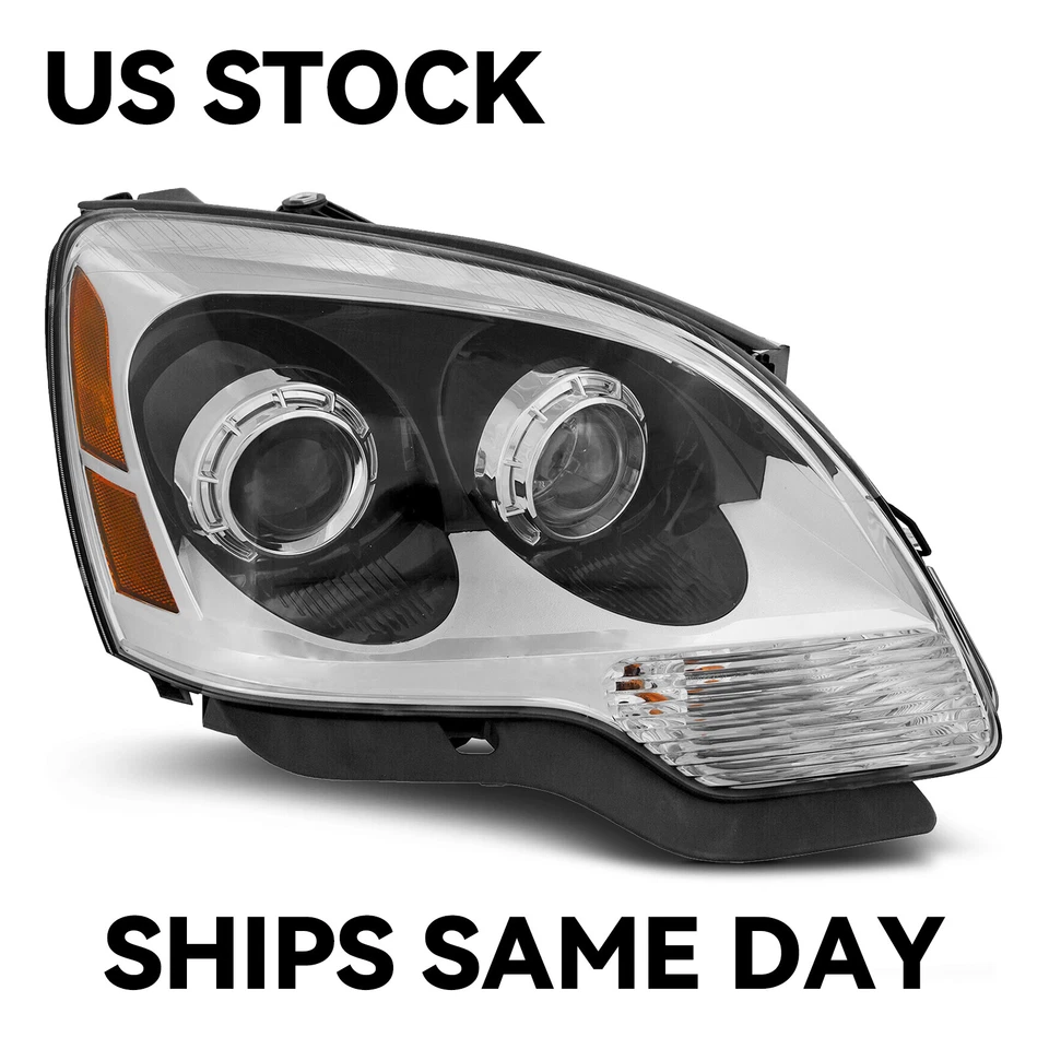 For 2007-2012 GMC Acadia HID Headlight w/o Bulb w/o Ballast Right Passenger Side Foto 2 de 4
