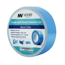 40mm X 25m 1.57" X 82' Thermal Conductive Adhesive Tape for Coolers, Heat Sink