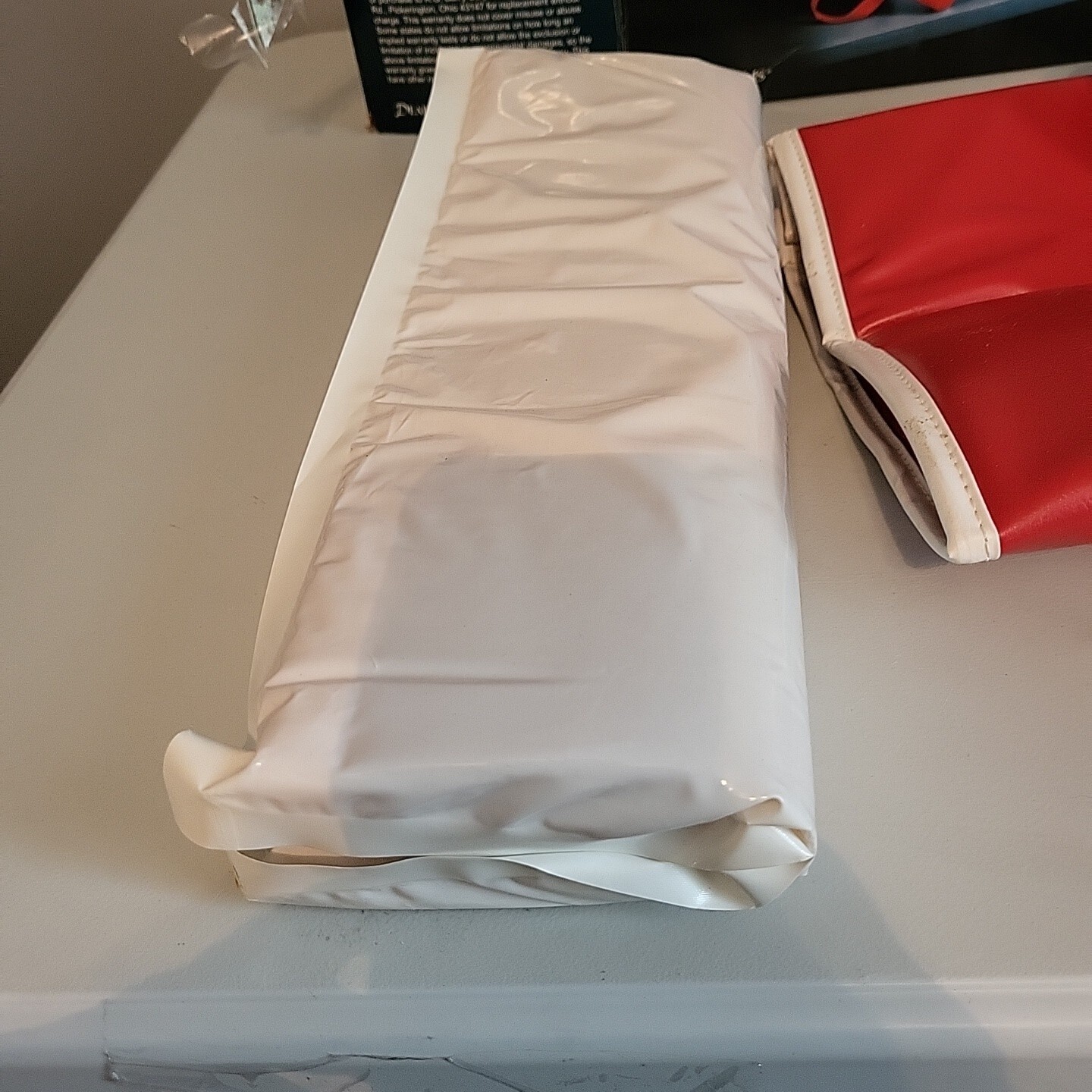 Dearfoams Microwave Heated Red Seat Cushion Stadium 6 min Warm for 8