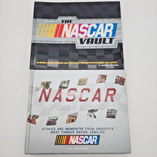 Lot of 2 The Nascar Vault 2004 Nascar Family Album 2007 hardcovers H.A. Branham