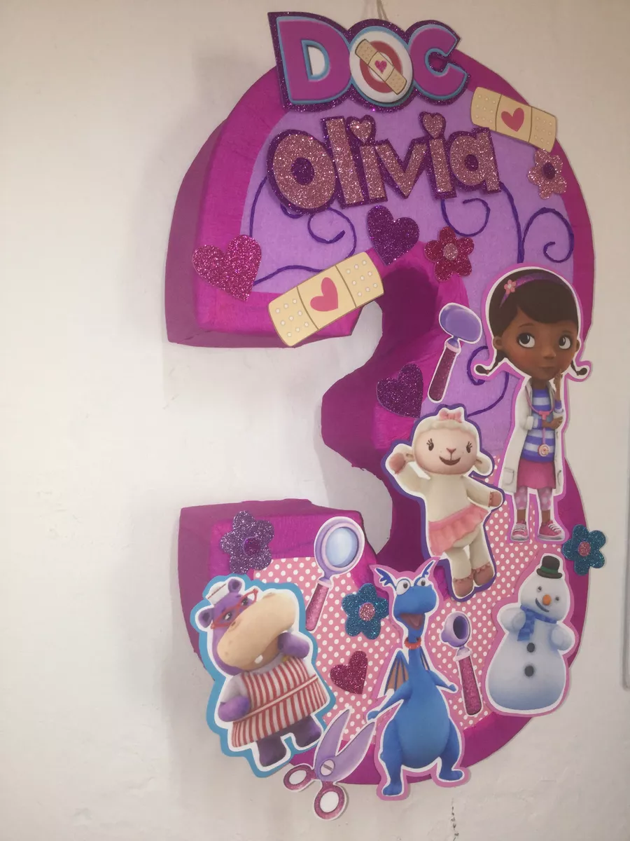Doc McStuffins Pinata. Inspired. Doc. McmStuffins Birthday Party