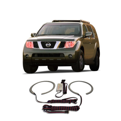 Bright Red Angel Eye Headlight Halo kit for Nissan Pathfinder 05-12