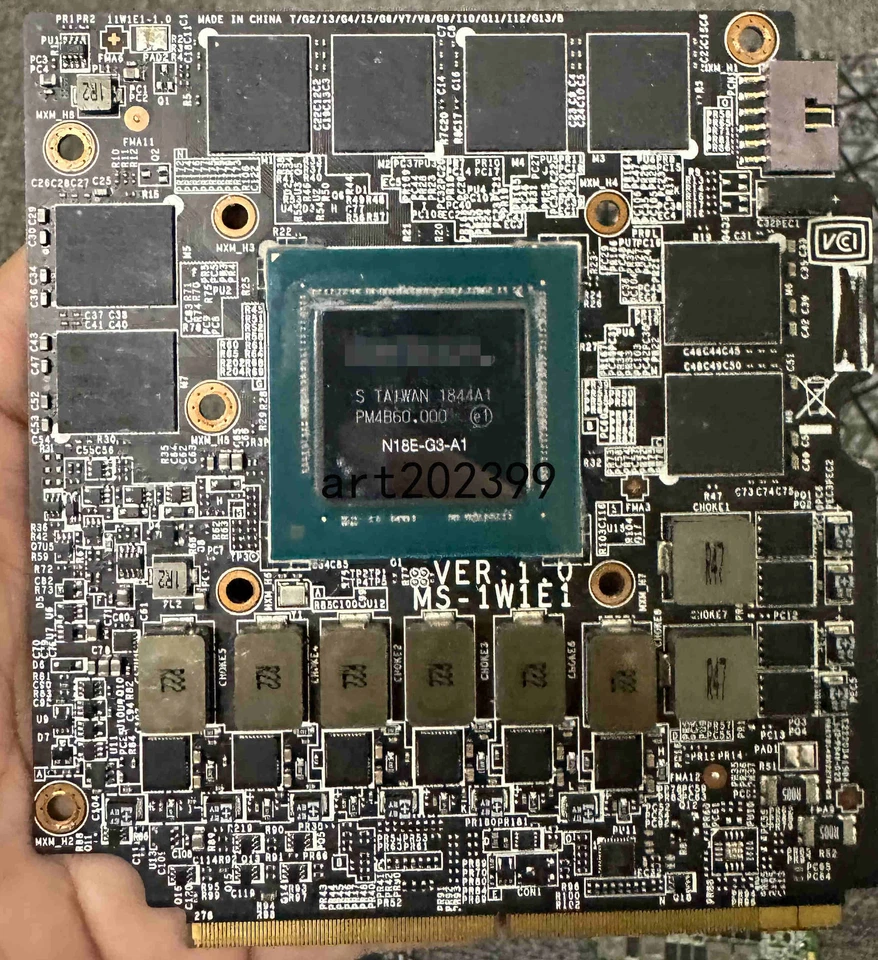 NVIDIA GeForce RTX2070 8GB GDDR6 MXM MSI GT75 GT73 Titan MS-16L5 GT83 VIDEO CARD - Image 2 of 2